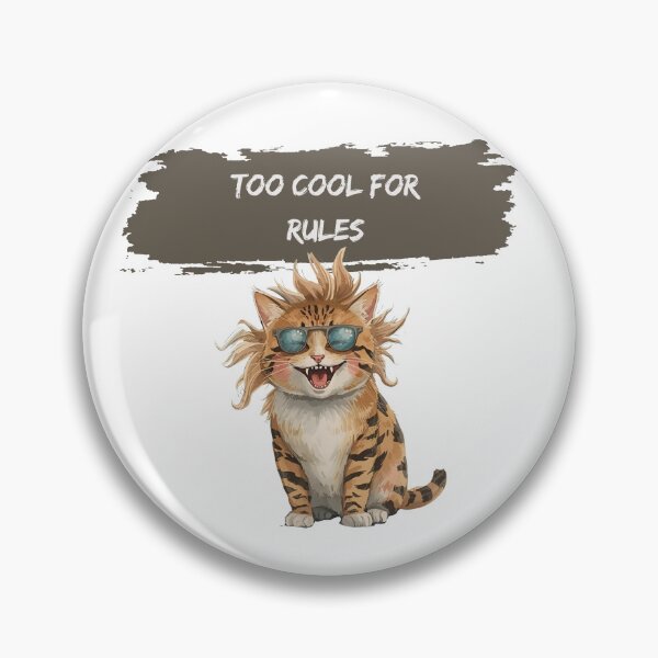Item preview, Too cool for rules designed and sold by Cozy Magic Prints.