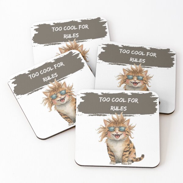 Item preview, Too cool for rules designed and sold by Cozy Magic Prints.