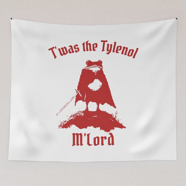 Item preview, Vintage Tylenol meme M'lord Frog  designed and sold by gfwhdteaganwu.
