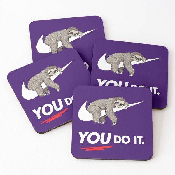 Item preview, You Do It | Sloth on Swoosh designed and sold by QuirkyGuacamole.