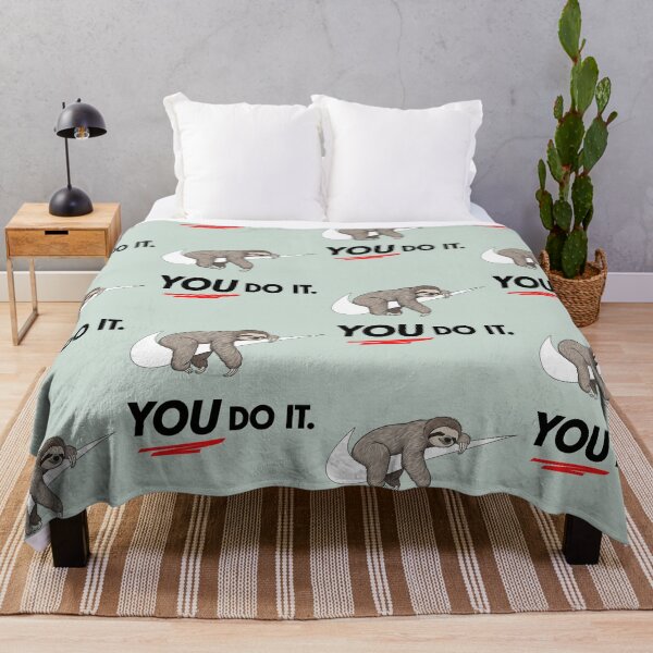 Item preview, You Do It | Sloth on Swoosh designed and sold by QuirkyGuacamole.