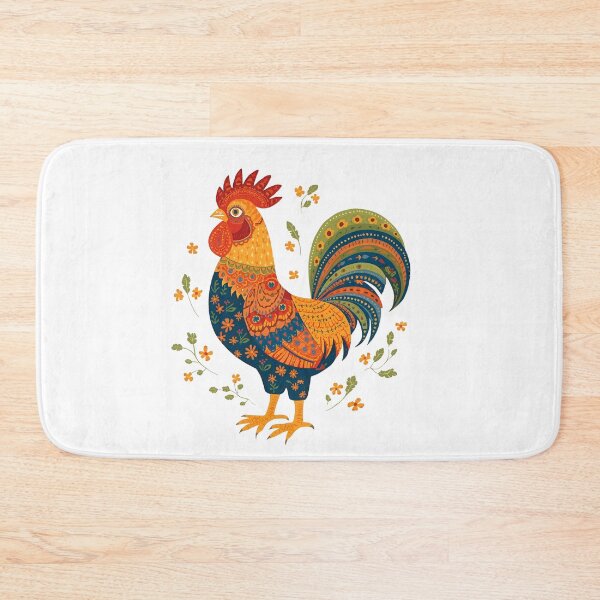 Item preview, Folk Rooster with Autumn Vibes – Polska Tradition in Warm Colours designed and sold by AmberWit.