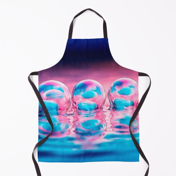 Item preview, Neon Pink and Blue Soap Bubbles Macro designed and sold by LanaGustavsson.
