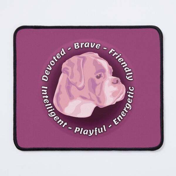Item preview, Pink Beloved Boxer Personality designed and sold by DuFauna.