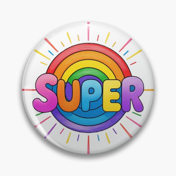 Item preview, Super Rainbow Retro Typography Shirt / Color Splash Tees designed and sold by Azazel77.