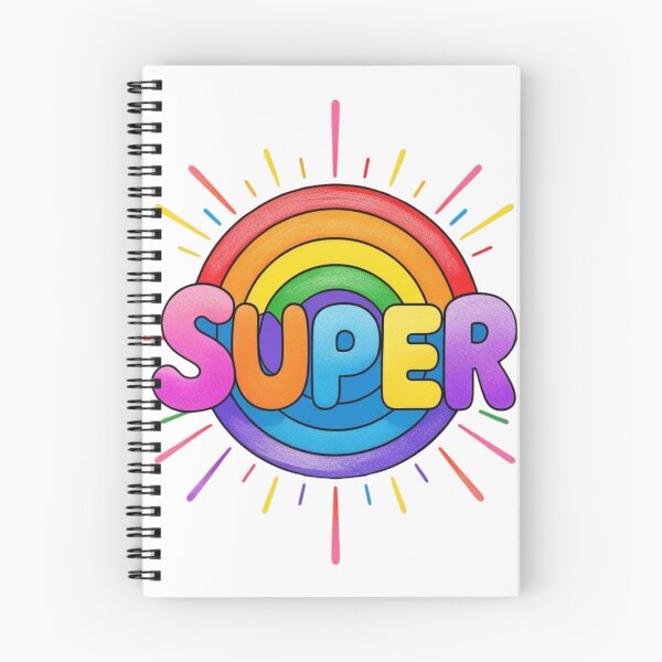 Item preview, Super Rainbow Retro Typography Shirt / Color Splash Tees designed and sold by Azazel77.