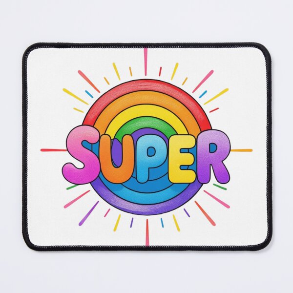 Item preview, Super Rainbow Retro Typography Shirt / Color Splash Tees designed and sold by Azazel77.