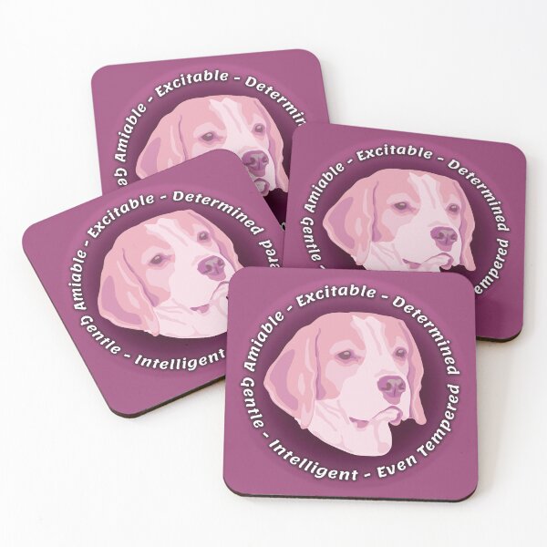 Item preview, Pink Beloved Beagle Personality designed and sold by DuFauna.