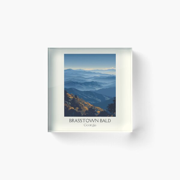 Item preview, Brasstown Bald Georgia Scenic Overlook Art Print designed and sold by TuncGK.
