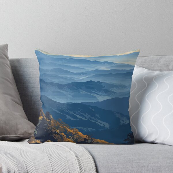 Item preview, Brasstown Bald Georgia Scenic Overlook Art Print designed and sold by TuncGK.