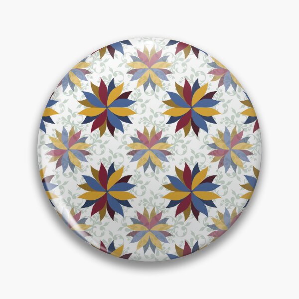 Item preview, 16 pointed star symmetry background ikat pattern. designed and sold by Dechaphopearsri.