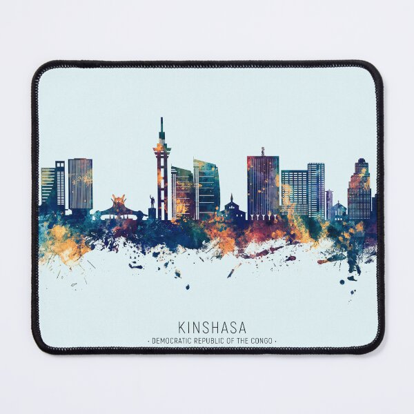 Item preview, Kinshasa Democratic Republic of the Congo Skyline designed and sold by ArtPrints.