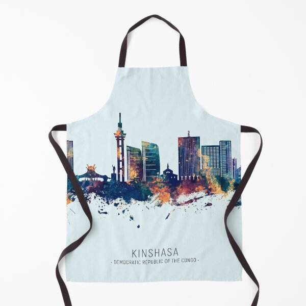 Item preview, Kinshasa Democratic Republic of the Congo Skyline designed and sold by ArtPrints.