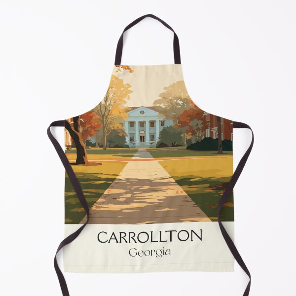 Item preview, Carrollton Georgia Historic Town Art Print designed and sold by TuncGK.