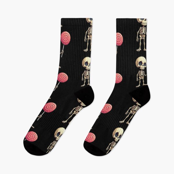 Item preview, Skeleton with a lollipop designed and sold by Zygu.