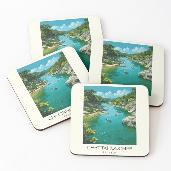 Item preview, Chattahoochee River Georgia Art Print designed and sold by TuncGK.