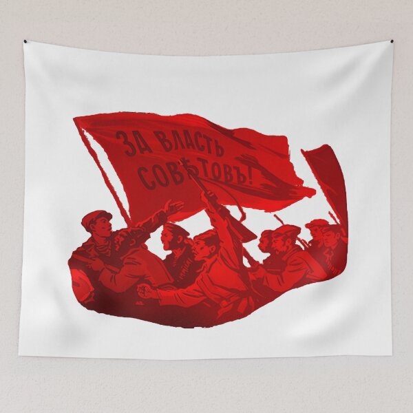 Item preview, 1917 October Revolution Poster | Red October Bolshevik Uprising Art - Russian Revolution History Decor, Soviet Union Study Print & Cold War Origins designed and sold by RevolutionToday.