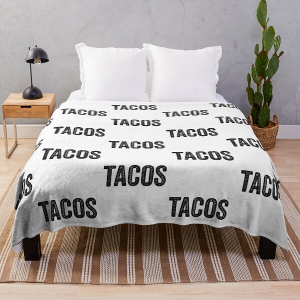 Item preview, TACOS Distressed Text – Grunge Food Lover Design designed and sold by The Sandy Design Store.