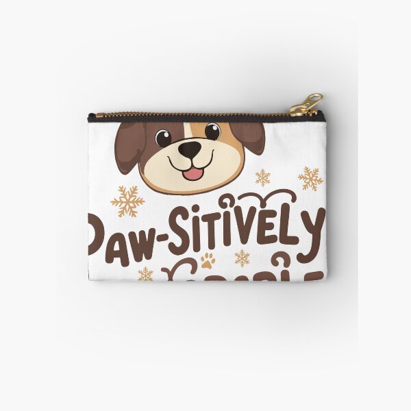 Item preview, Paw-Sitively Adorable Holiday Dog T-Shirt Design designed and sold by DavidTeeStudio.