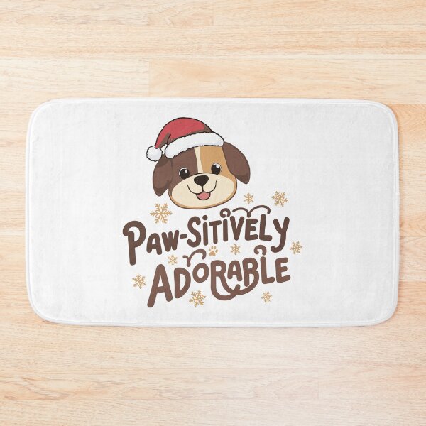 Item preview, Paw-Sitively Adorable Holiday Dog T-Shirt Design designed and sold by DavidTeeStudio.