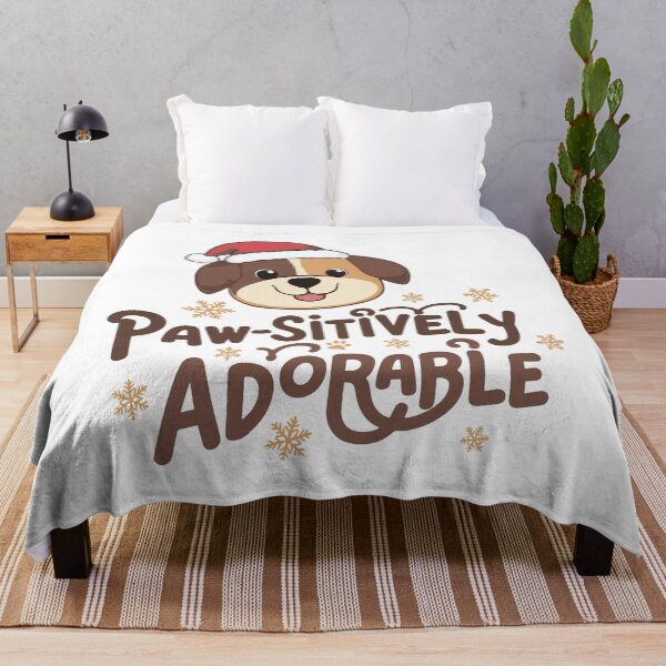 Item preview, Paw-Sitively Adorable Holiday Dog T-Shirt Design designed and sold by DavidTeeStudio.