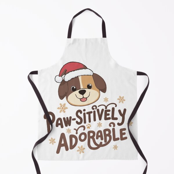 Item preview, Paw-Sitively Adorable Holiday Dog T-Shirt Design designed and sold by DavidTeeStudio.