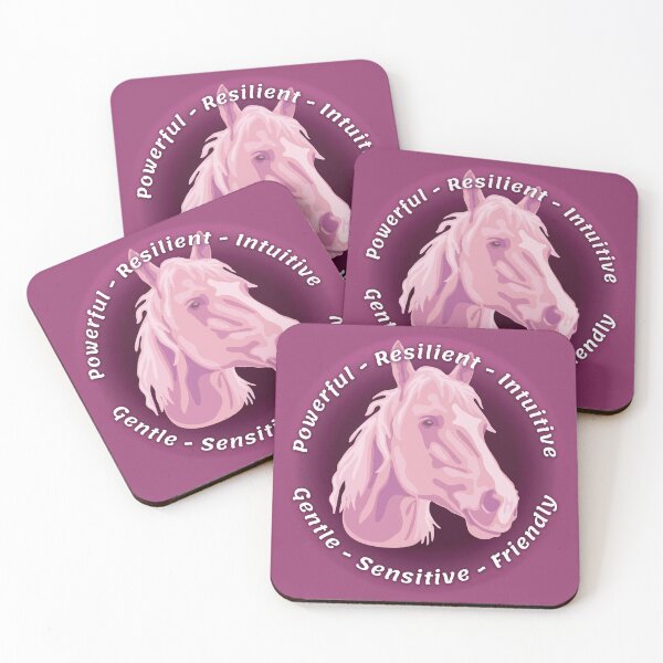 Item preview, Pink Beloved Horse Personality designed and sold by DuFauna.