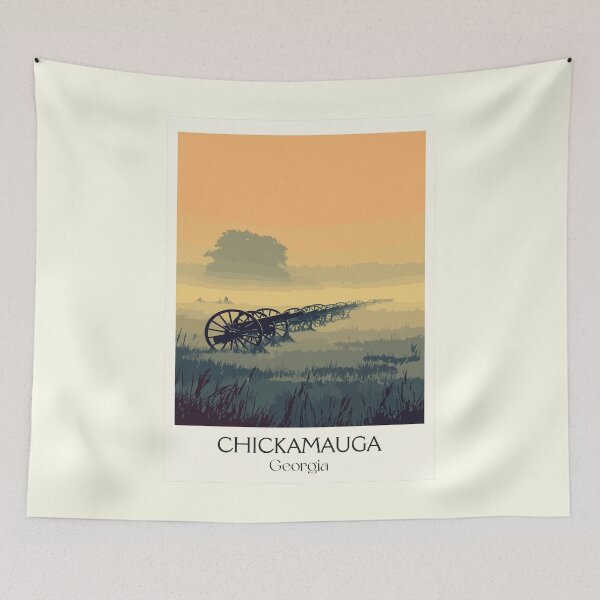 Item preview, Chickamauga Battlefield Georgia Art Print designed and sold by TuncGK.