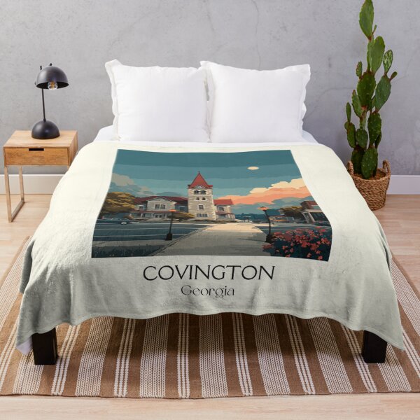 Item preview, Covington Georgia Historic Town Art Print designed and sold by TuncGK.