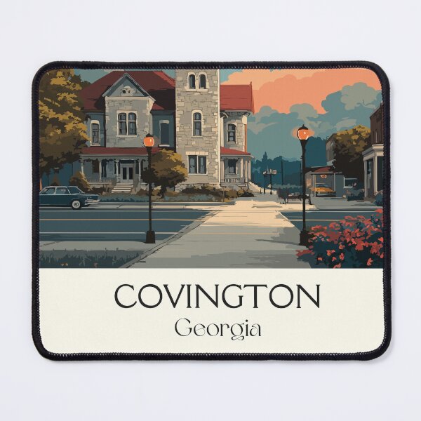 Item preview, Covington Georgia Historic Town Art Print designed and sold by TuncGK.