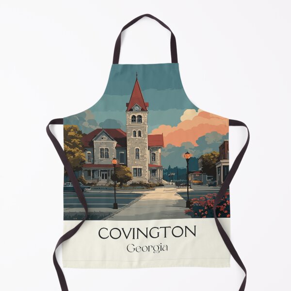 Item preview, Covington Georgia Historic Town Art Print designed and sold by TuncGK.