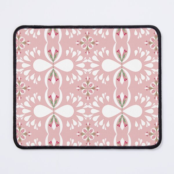 Item preview, Foral white in pink pattern designed and sold by ppnat2595.