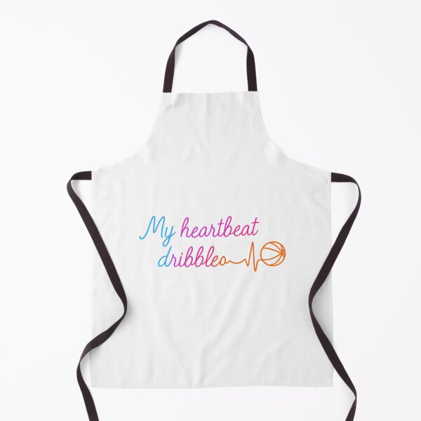 Aperçu de l'œuvre Mon rythme cardiaque dribble – Citation de basket-ball au néon créée et vendue par Bellassi.
