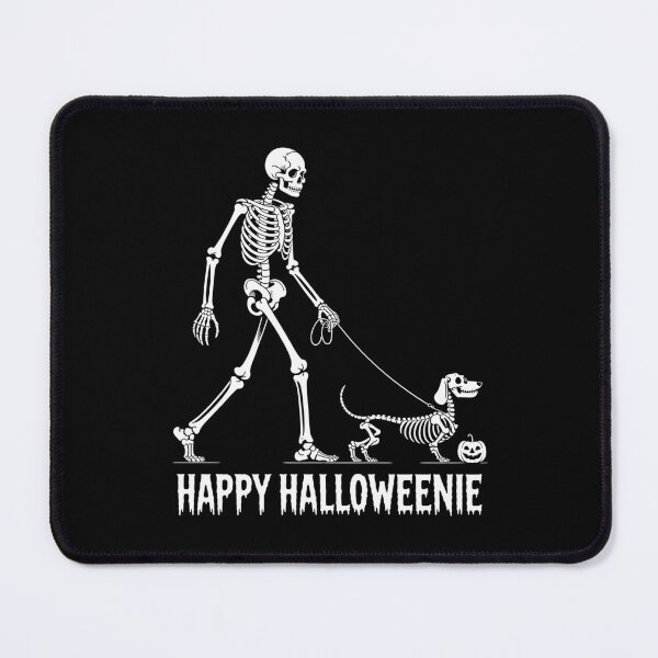 Item preview, Happy Halloweenie Skeleton Walking Dachshund Dog Halloween designed and sold by Sunset4Bones.
