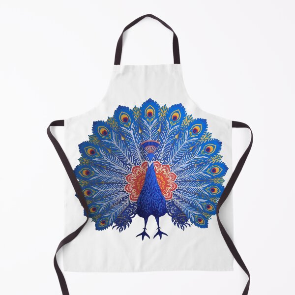Item preview, Royal Blue Peacock – Elegant Folk Art Inspired by Polish Heritage Królewski Niebieski Paw – Elegancka Sztuka Ludowa z Polski designed and sold by AmberWit.
