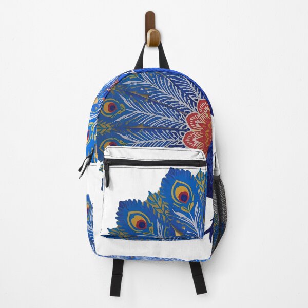 Item preview, Royal Blue Peacock – Elegant Folk Art Inspired by Polish Heritage Królewski Niebieski Paw – Elegancka Sztuka Ludowa z Polski designed and sold by AmberWit.