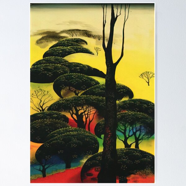 Item preview, Climbing Oaks By Eyvind Earle designed and sold by Jemychte.