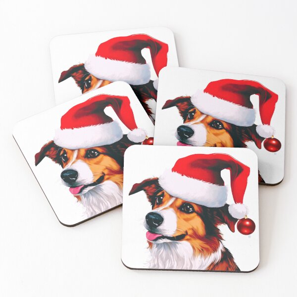Item preview, Dog in a Santa Hat designed and sold by Zofia Sosnecka.