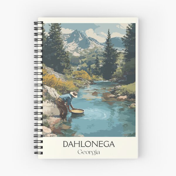 Item preview, Dahlonega Georgia Gold Rush Art Print designed and sold by TuncGK.