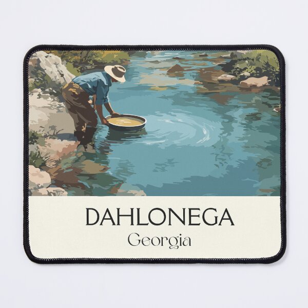 Item preview, Dahlonega Georgia Gold Rush Art Print designed and sold by TuncGK.