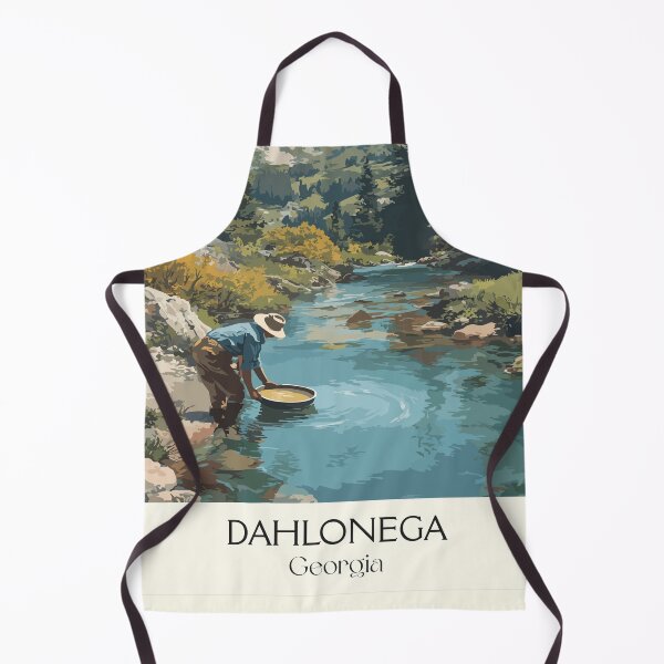 Item preview, Dahlonega Georgia Gold Rush Art Print designed and sold by TuncGK.