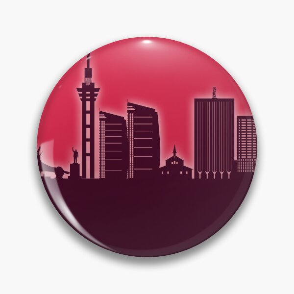 Item preview, Kinshasa Democratic Republic of the Congo Skyline designed and sold by ArtPrints.