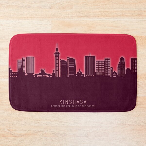 Item preview, Kinshasa Democratic Republic of the Congo Skyline designed and sold by ArtPrints.
