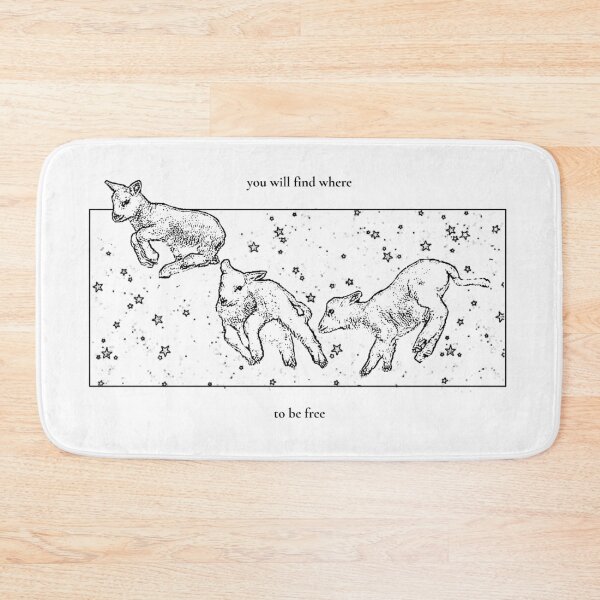 Item preview, You Will Find Where to Be Free – Dreamcore Sheep Illustration designed and sold by Ani.