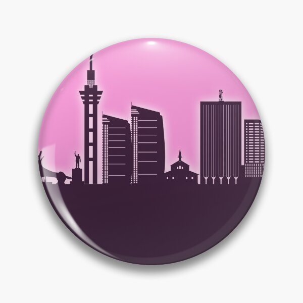 Item preview, Kinshasa Democratic Republic of the Congo Skyline designed and sold by ArtPrints.