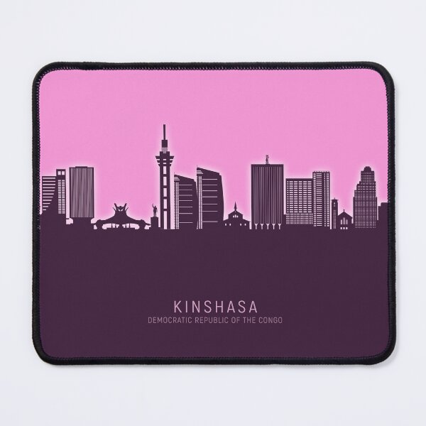 Item preview, Kinshasa Democratic Republic of the Congo Skyline designed and sold by ArtPrints.