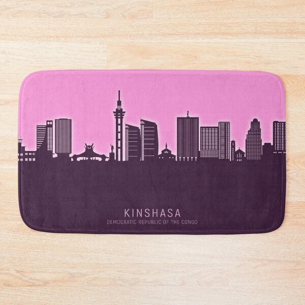 Item preview, Kinshasa Democratic Republic of the Congo Skyline designed and sold by ArtPrints.