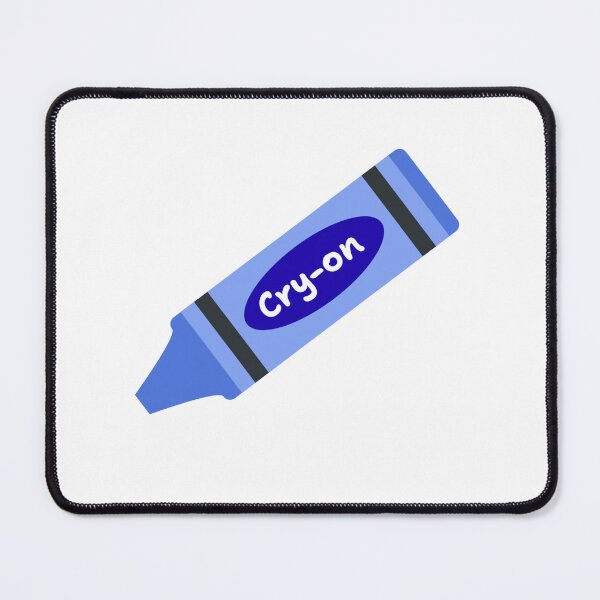 Item preview, Keep calm and cry on (blue) designed and sold by BrokenHumourCo.