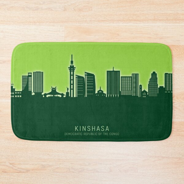 Item preview, Kinshasa Democratic Republic of the Congo Skyline designed and sold by ArtPrints.