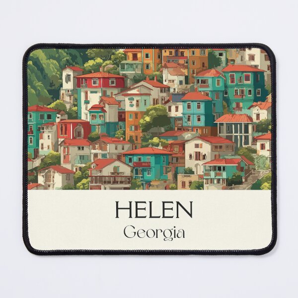 Item preview, Helen Georgia Alpine Village Art Print designed and sold by TuncGK.